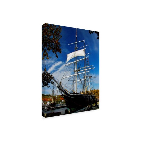 J.D. Mcfarlan 'Tall Ship' Canvas Art,18x24